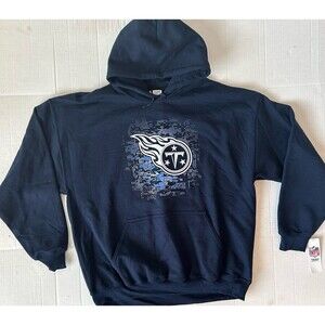 Tennessee Titans Hoodie Men’s XL Blue Therma Fit Sweatshirt NFL Team Zubaz New